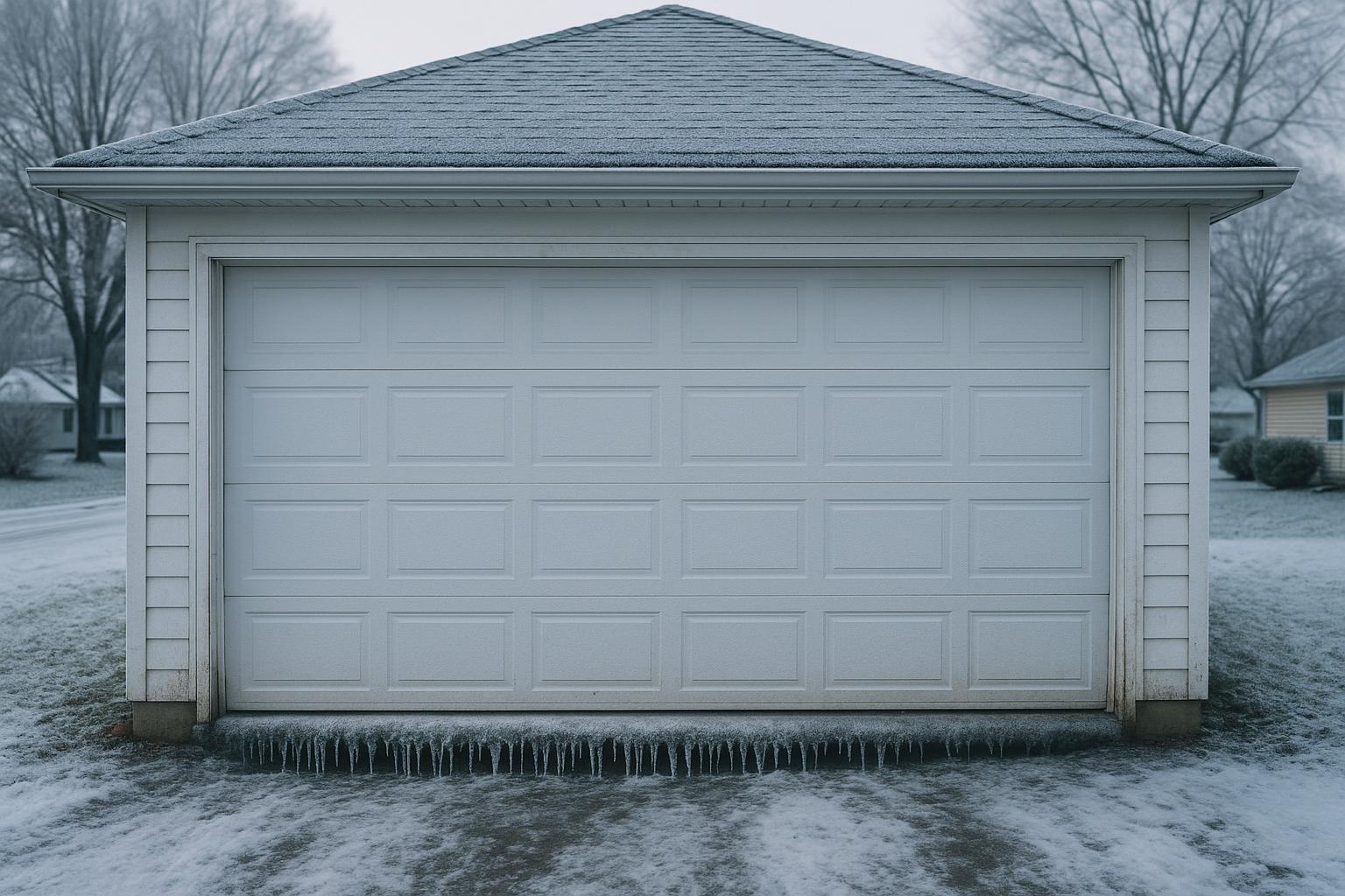 What to Do When Your Garage Door Won't Open in Cold Weather